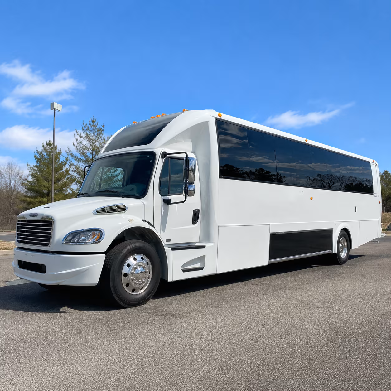 bus rentals for post ceremony receptions and late night returns in thornton