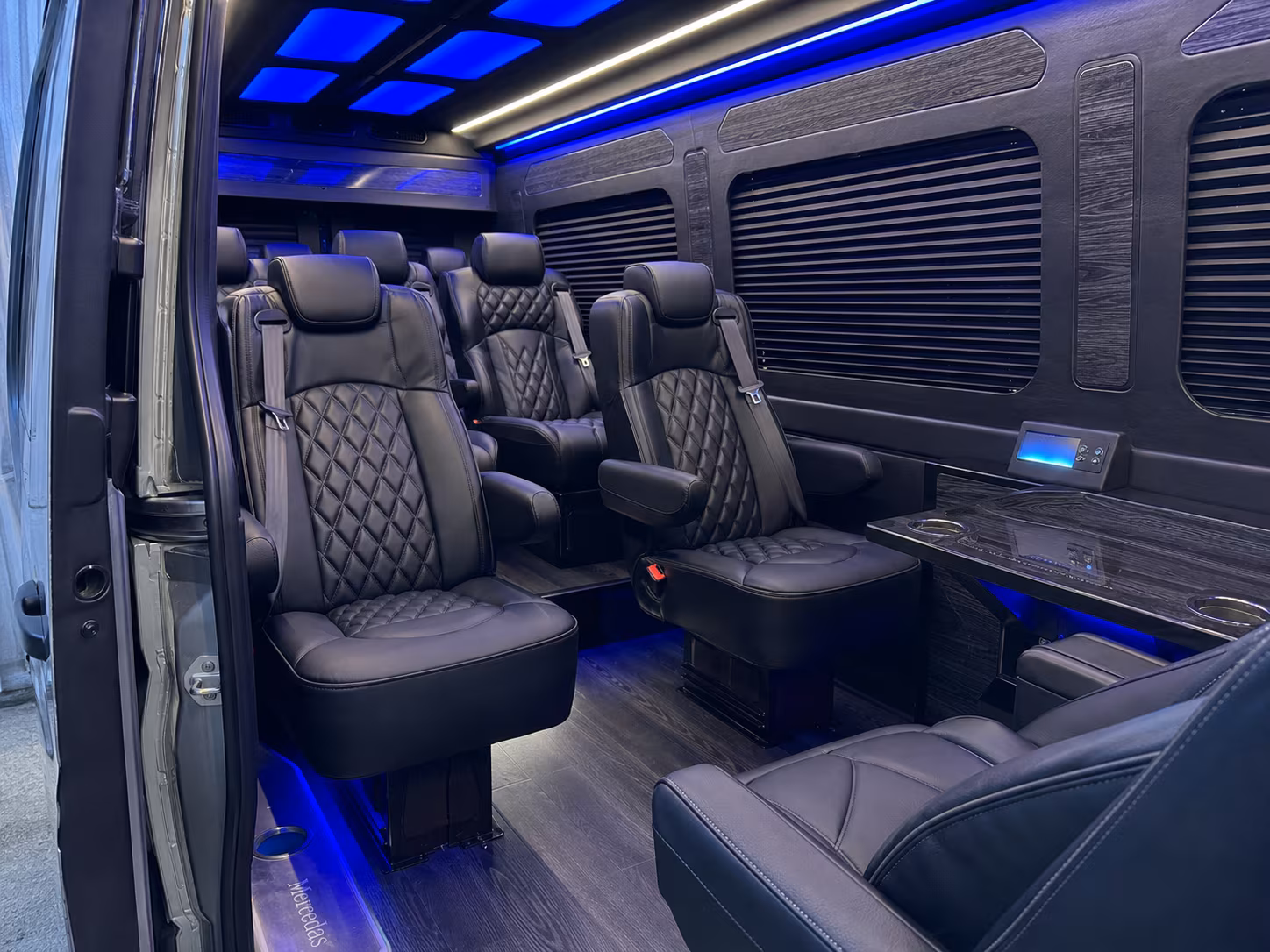 sprinter van transportation for groups and events across thornton
