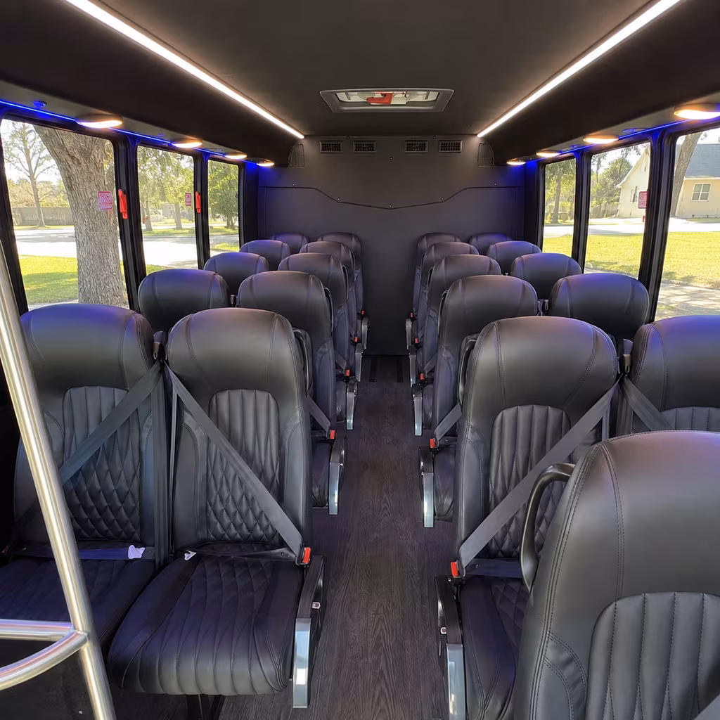 thornton 28 passenger minibus inside