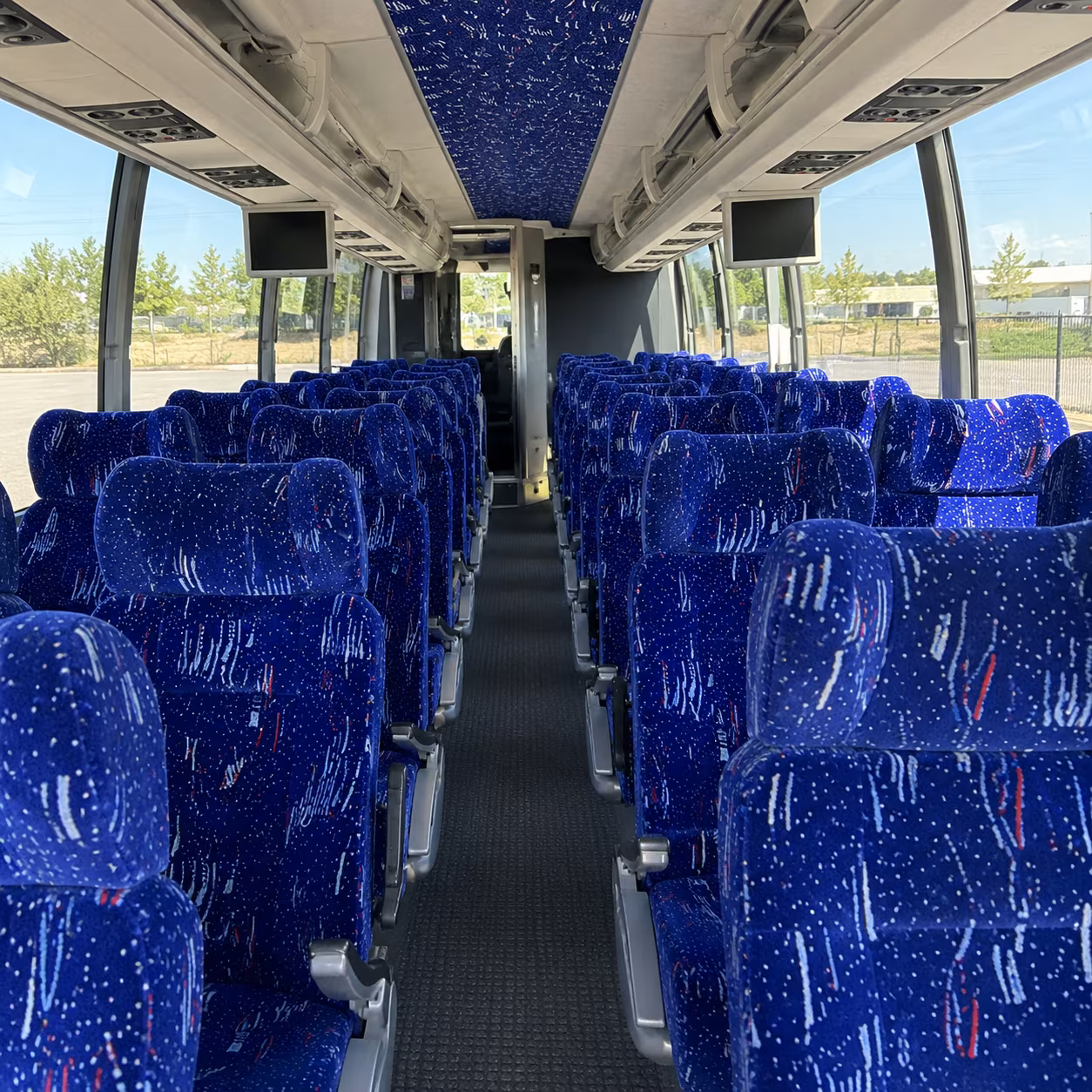 thornton 54 passenger charter bus interior