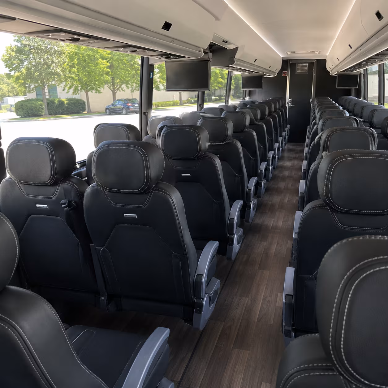 thornton 56 passenger charter bus interior