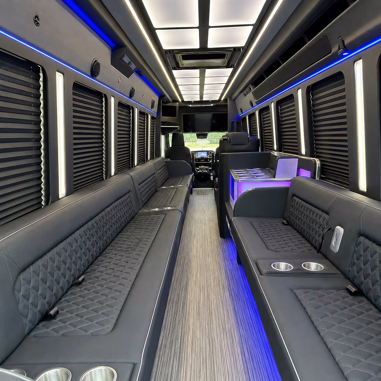 thornton party bus interior