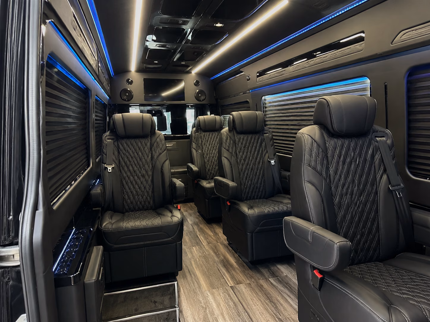 thornton sprinter van with driver interior